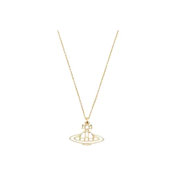 Vivienne Westwood Brass Pendant Necklaces Unisex Gold