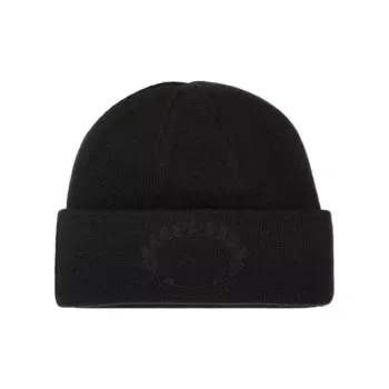 Burberry Logo Crest Embroidery Knitted Cashmere Beanie