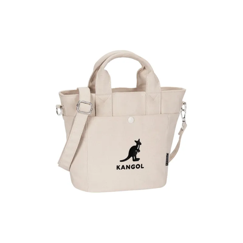 KANGOL Canvas Dumpling Bag Canvas Bag Crossbody Handbag Medium Size Unisex Red/Black/White-11