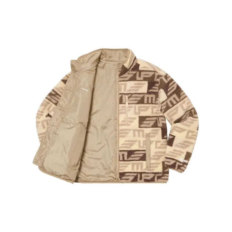 Supreme Geo Reversible Windstopper Fleece Jacket-7