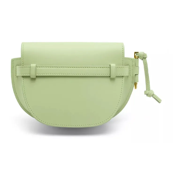 LOEWE Gate Soft Cow Leather Jacquard Shoulder Bag Crossbody Bag Mini Women's Light Green-2