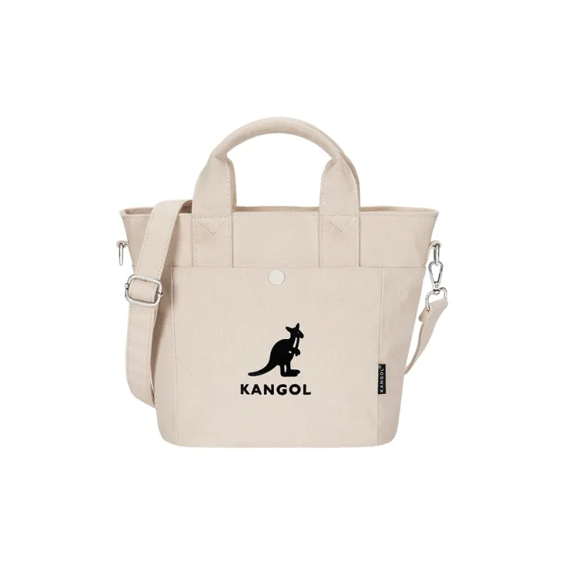KANGOL Canvas Dumpling Bag Canvas Bag Crossbody Handbag Medium Size Unisex Red/Black/White-10