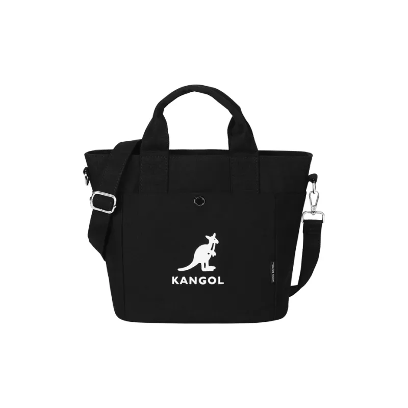 KANGOL Canvas Dumpling Bag Canvas Bag Crossbody Handbag Medium Size Unisex Red/Black/White-6