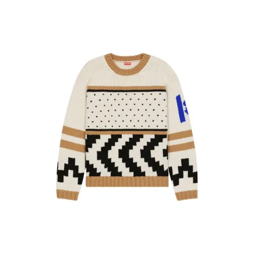 KENZO X Nigo Holiday Season Sweaters Unisex Light Brown