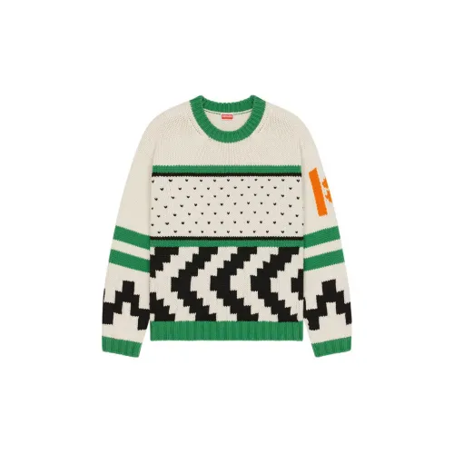 KENZO X Nigo Holiday Season Sweaters Unisex Green