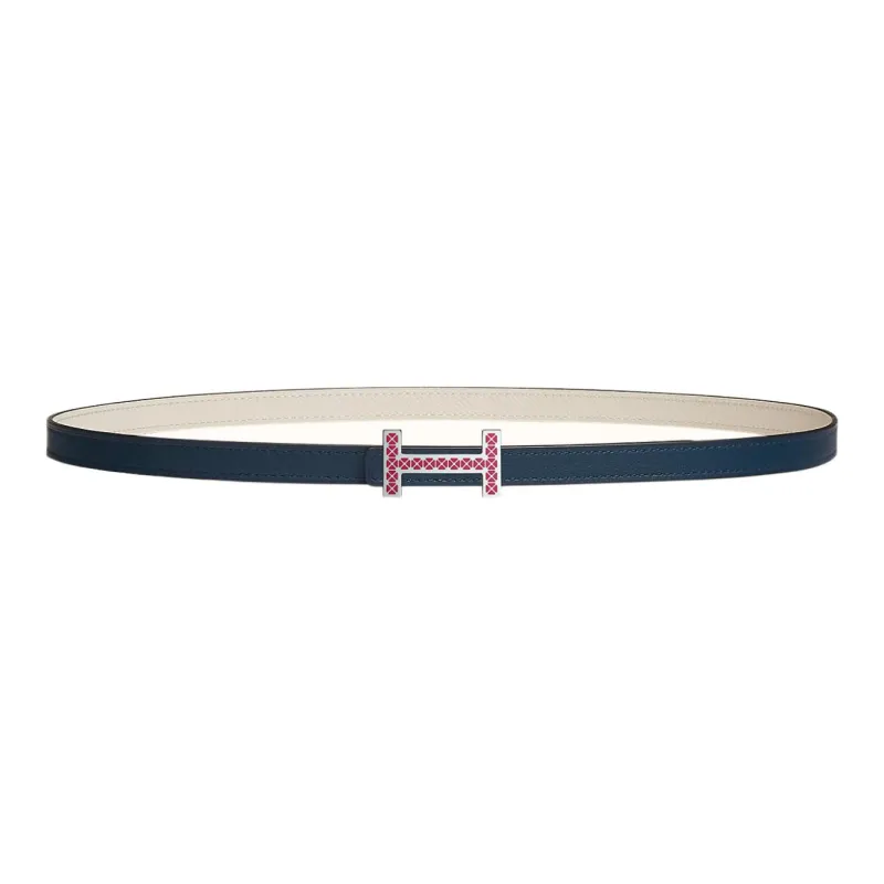 HERMES Medor Casual Double Sided Focus Medor Laquee Smooth Buckle Women's Width 1.3cm-0