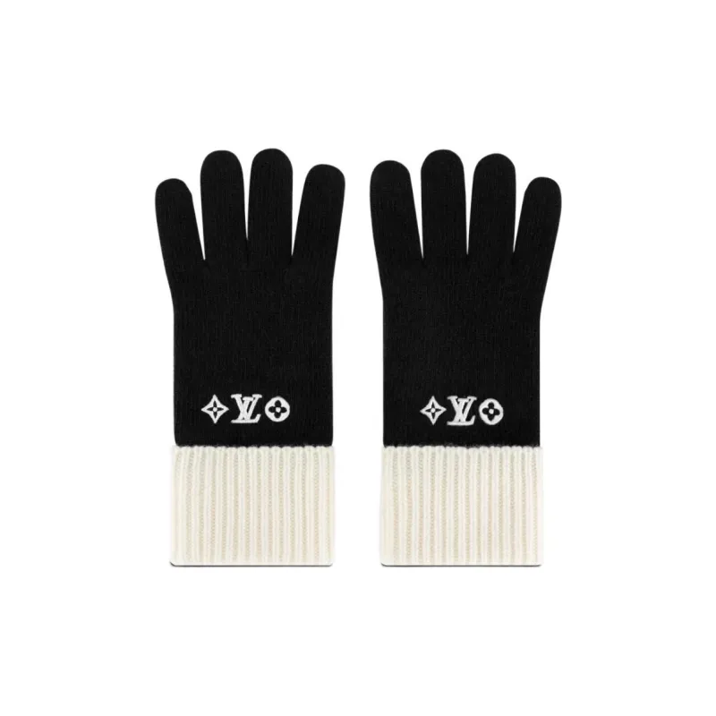 LOUIS VUITTON HEADLINE Knit Gloves Women's-1