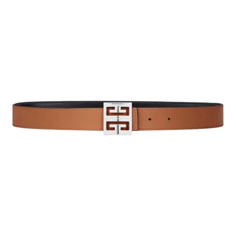 GIVENCHY Casual Minimalist Style Smooth Buckle Leather Belts Unisex-1
