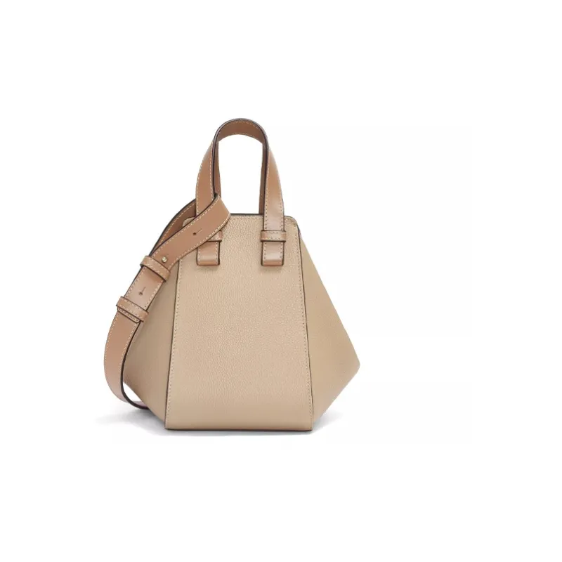 LOEWE Hammock Soft Grain Cow Leather Shoulder Bag, Crossbody Bag, Handbag Women's Sand-3