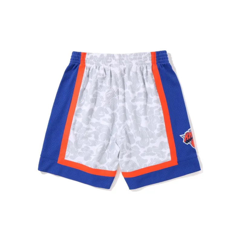 Bape X Mitchell & Ness New York Knicks Shorts-4