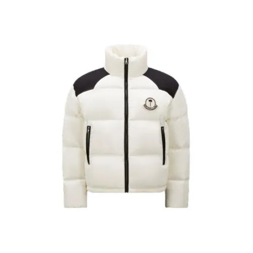 Palm Angels X MONCLER GENIUS Down Jackets Unisex Beige