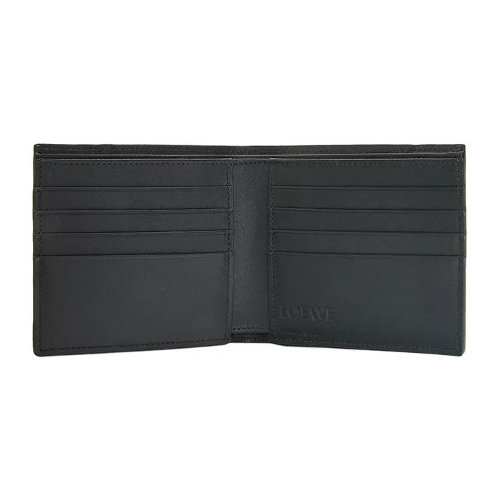 LOEWE Puzzle Cow Leather Wallet Men's Warm Desert/Orange-3