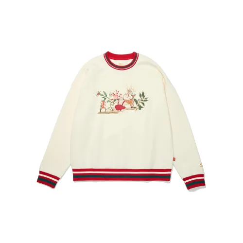 LINING Sports Life Collection Sweatshirts Women's Off White