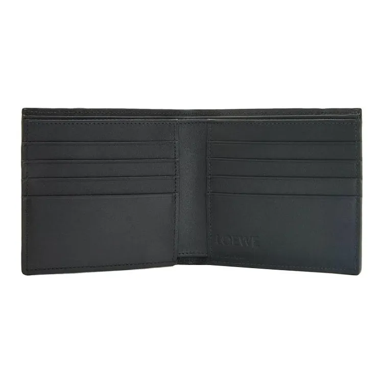 LOEWE Puzzle Cow Leather Wallet Men's Asphalt Gray/Olympic Blue-1