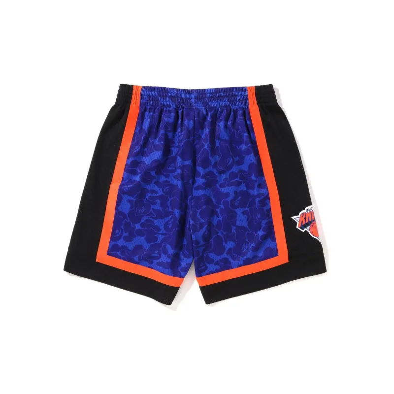 Bape X Mitchell & Ness New York Knicks Shorts-1