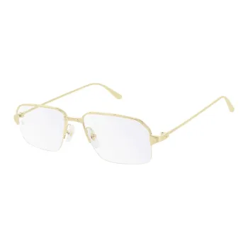 CARTIER Alloy Frame Square Eyeglass Frame Men's