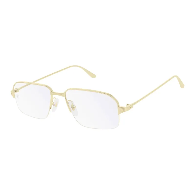 CARTIER Alloy Frame Square Eyeglass Frame Men's-0