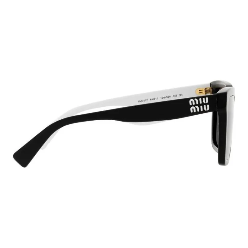 MIU MIU Plate Frame Square Sunglasses Women's-2