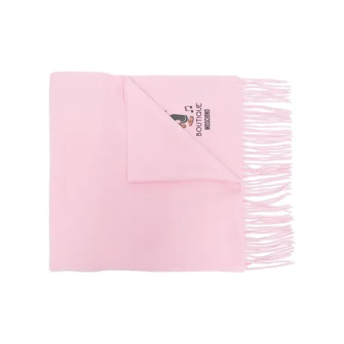 MOSCHINO Knit Scarf Women's Pink