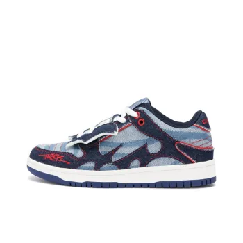 Circlecustom FZ1 'LAMBO' Low-Top Skateboard Shoes Unisex Denim Blue