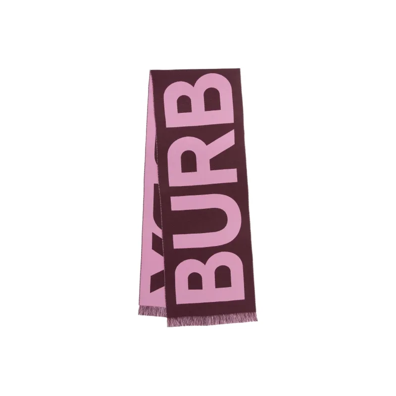 Burberry Knit Scarves Women's Pink/Purple-1