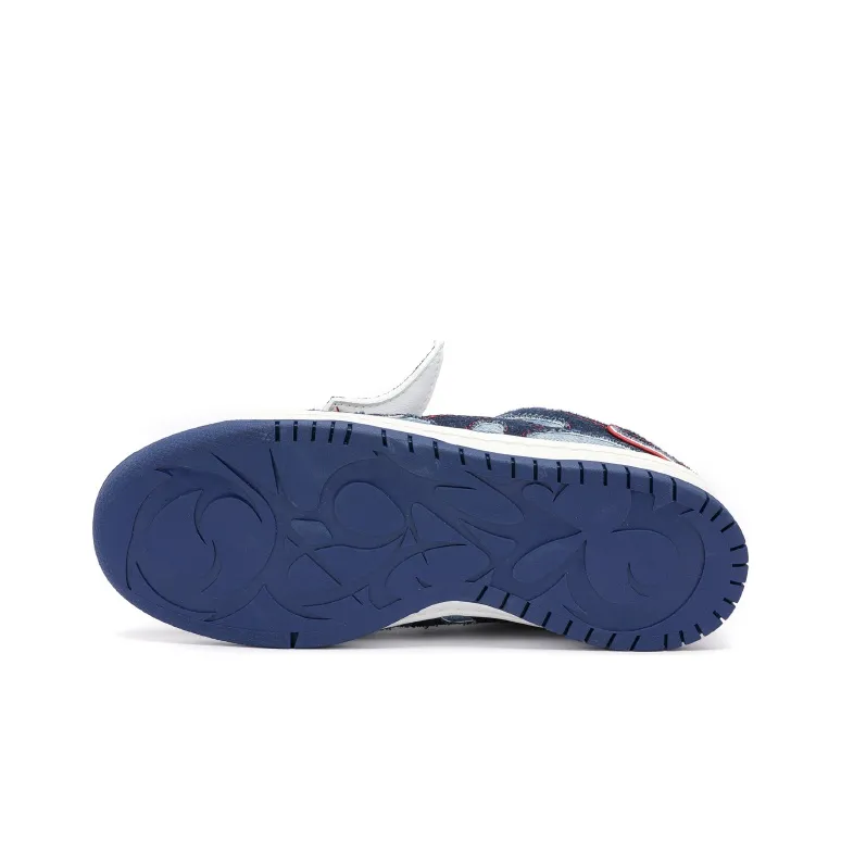 Circlecustom FZ1 'LAMBO' Low-Top Skateboard Shoes Unisex Denim Blue-4