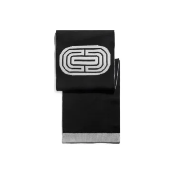 COACH Knit Scarves Unisex Gray