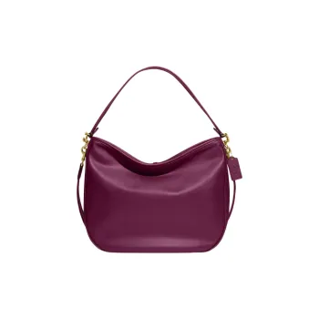 COACH Soft Tabby Cow Leather Shoulder Bag, Handbag, Shoulder Bag Tubas Women's Deep Berry