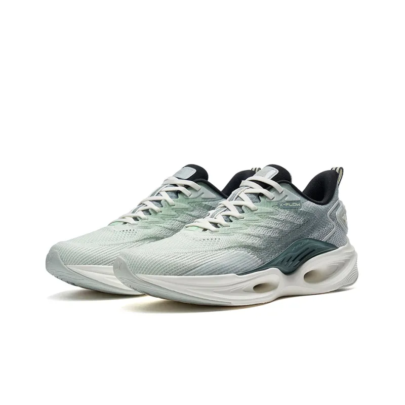 XTEP Hydrogen Wind 6.0 Technology Cushioning Anti Slip And Wear Resistant Low Top Running Shoes Cyan-2