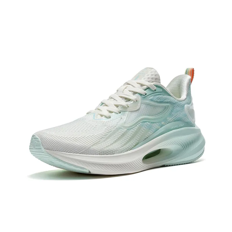 XTEP Qing Feng 6.0 Running Shoes Women's Low Top Green/White-1