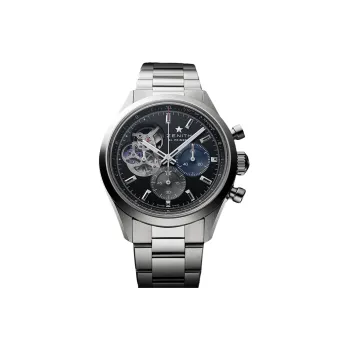 ZENITH Chronomaster Sport Flagship Collection Automatic Mechanical Movement Unisex Watch 39.5mm 39mm Black Dial