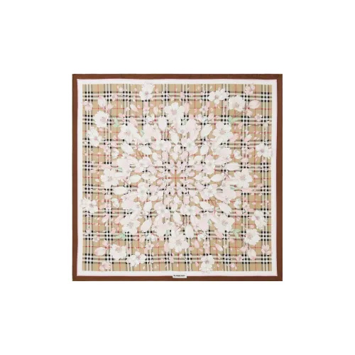 Burberry Silk Scarves Women's Khaki