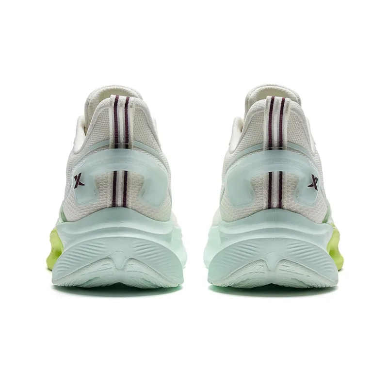XTEP Shock Absorbers With Slip Resistant And Abrasion Resistant Properties Low Top Running Shoes Men's Vanilla Yellow-4