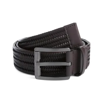 FERRAGAMO Trendy Classic Elegant Pin Buckle Belt Men's Coffee Width: 3.5cm