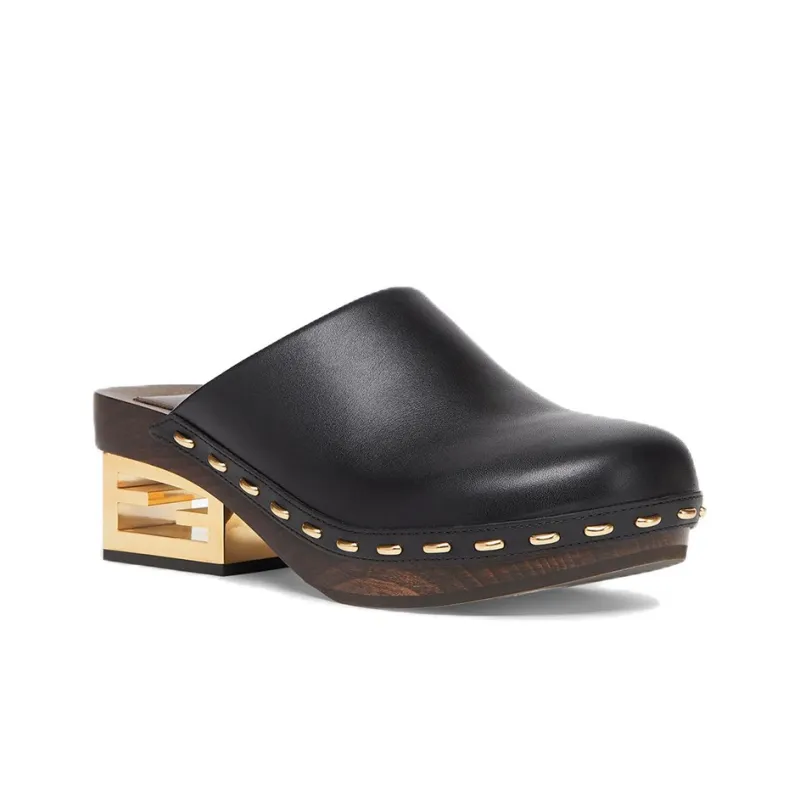 FENDI Baguette Show Medium-Heel Cloggs-2