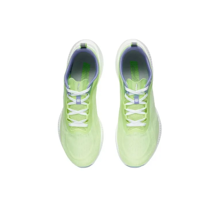 LiNing Super Light 19 Anti Slip Wear Resistant Low Top Running Shoes Men's Yellow Green-3