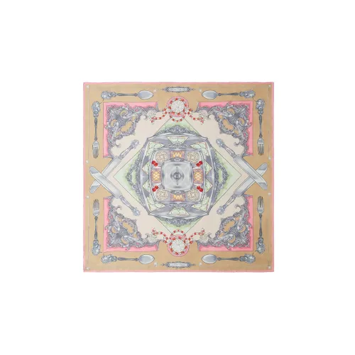 Burberry Silk Scarves Women's Brown