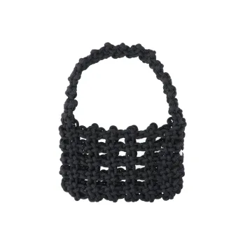 KARA Nylon Shoulder Bag Handbag Women's Black