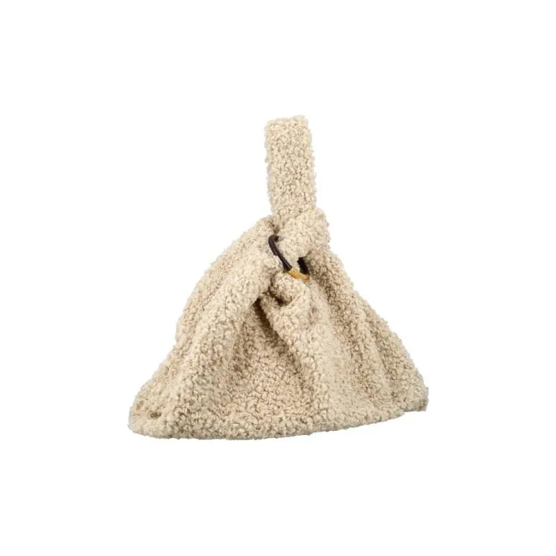 NANUSHKA Polyester Handheld Handbag Large Size Women's Oat-2