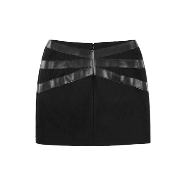 BOY BY BOY Casual Short Skirts Women's Black-1