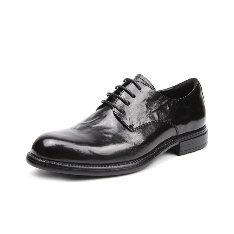 Satchi Dress Shoes Men Low Top Black-1