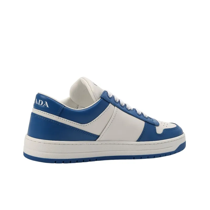 PRADA Low Top Stylish Skateboarding Shoes Women's White Blue-3