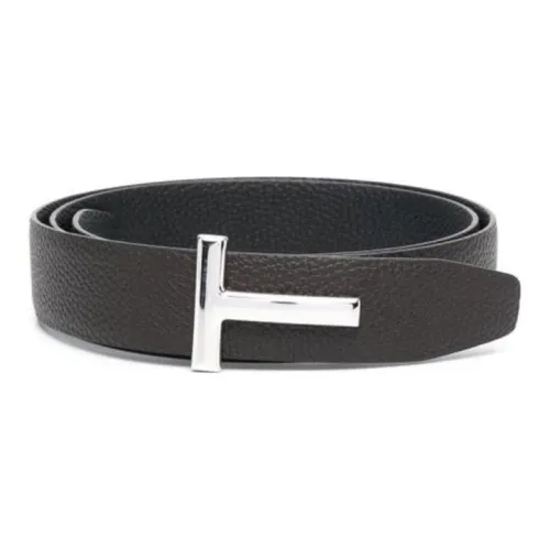 TOM FORD Leather Belts Men Black