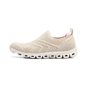 Skechers Glide Step Anti-Slip Wear-Resistant Low-Top Casual Shoes Women's Beige Pink