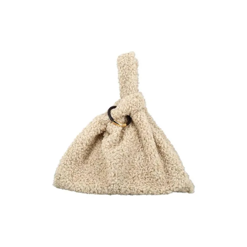 NANUSHKA Polyester Handheld Handbag Large Size Women's Oat-1