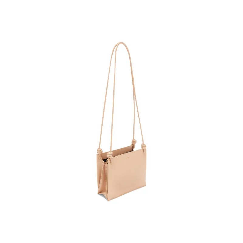 JIL SANDER Calfskin Crossbody Bag Shoulder Bag Women's Nude-2