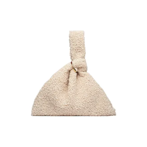 NANUSHKA Polyester Handheld Handbag Large Size Women's Oat