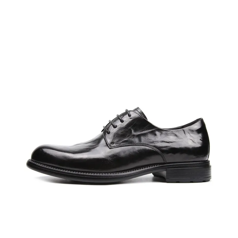 Satchi Dress Shoes Men Low Top Black-0