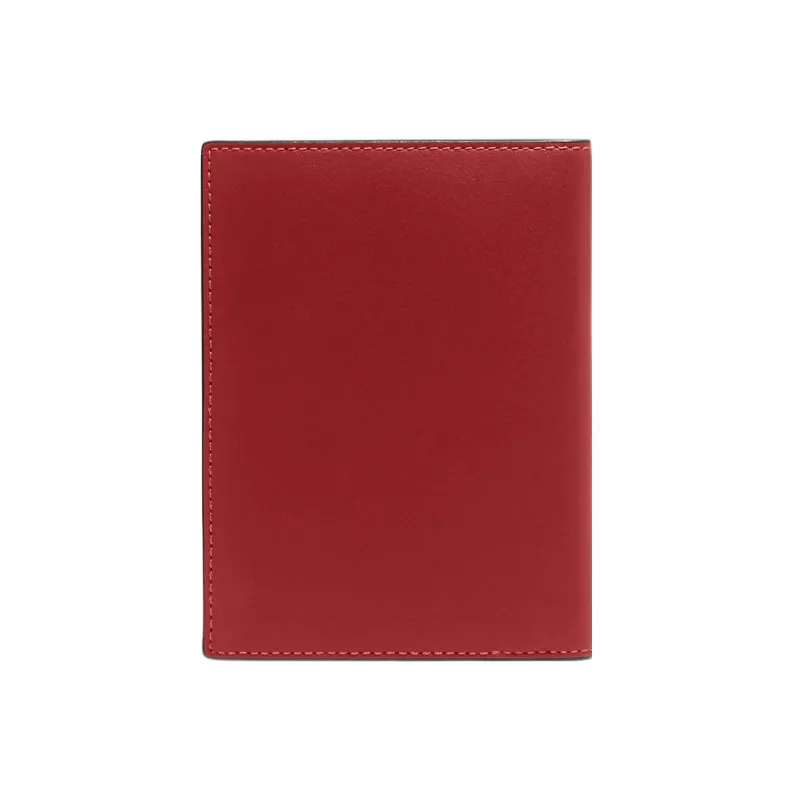 COACH Smooth Calf Leather Document Bag With Passport Holder Mini Men's Red-1