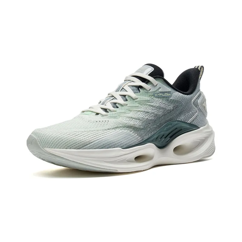 XTEP Hydrogen Wind 6.0 Technology Cushioning Anti Slip And Wear Resistant Low Top Running Shoes Cyan-1